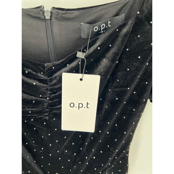 TUCKERNUCK O.P.T Black Felina Midi Dress NWT Size Small - Picture 10 of 10